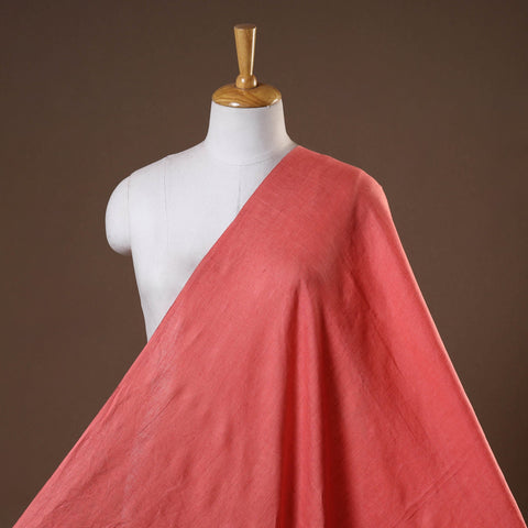 Red - handloom linen bhagalpuri fabric 13 - handcrafted