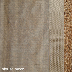 Red - handloom maheshwari saree with zari border 03