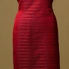 Handloom maheshwari silk tissue zari stripes 2pc unstitched