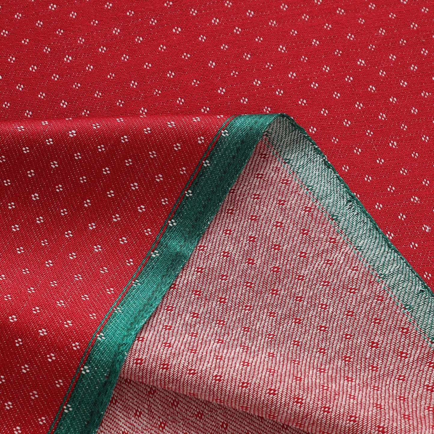 Buy Red Handloom Mashru Silk Cotton Fabric Online