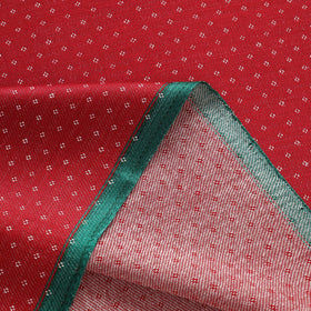 Buy Red Handloom Mashru Silk Cotton Fabric Online