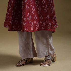 Handloom mercerised cotton pochampally ikat 2pc kurta set