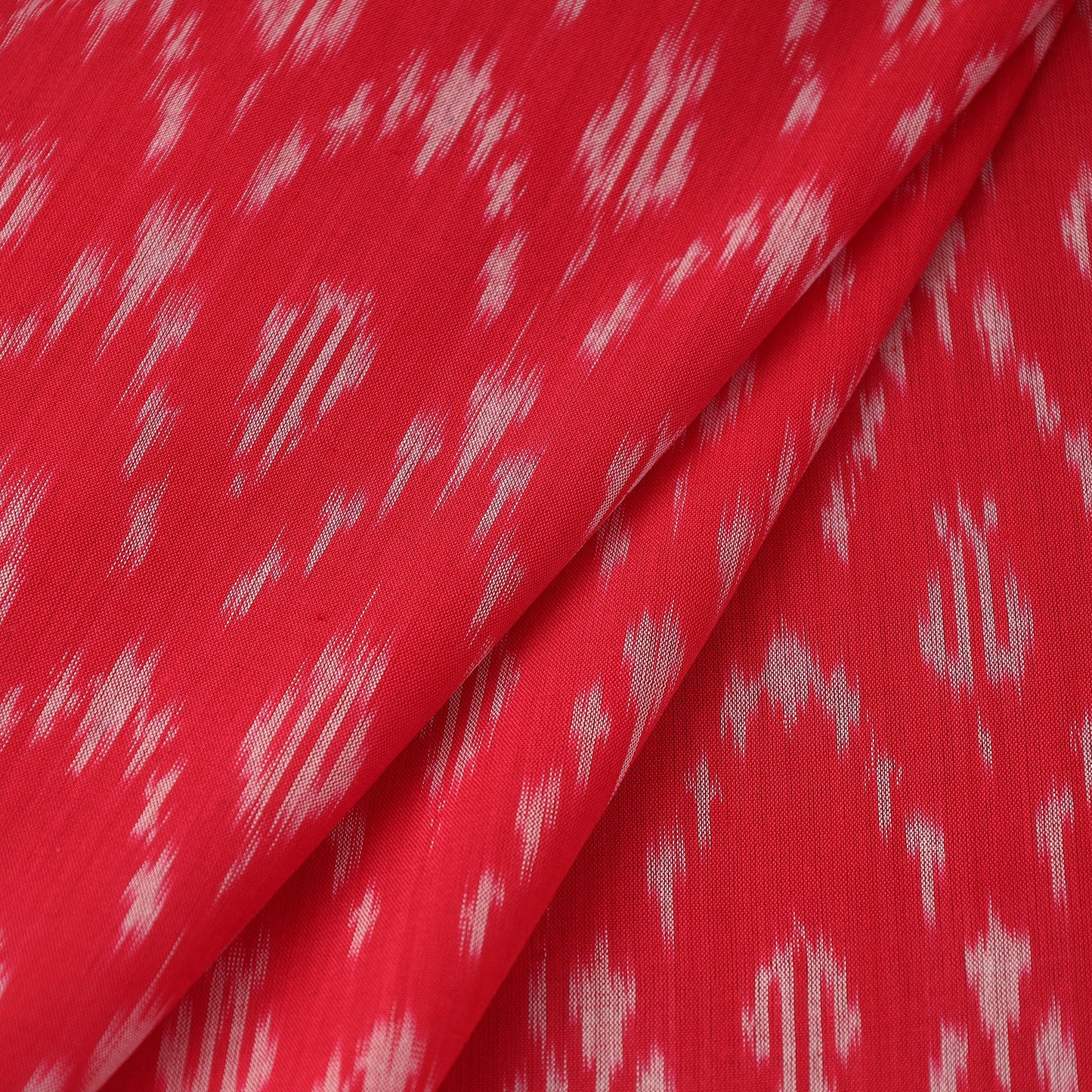 Handloom Mercerized Cotton Pochampally Ikat Fabric