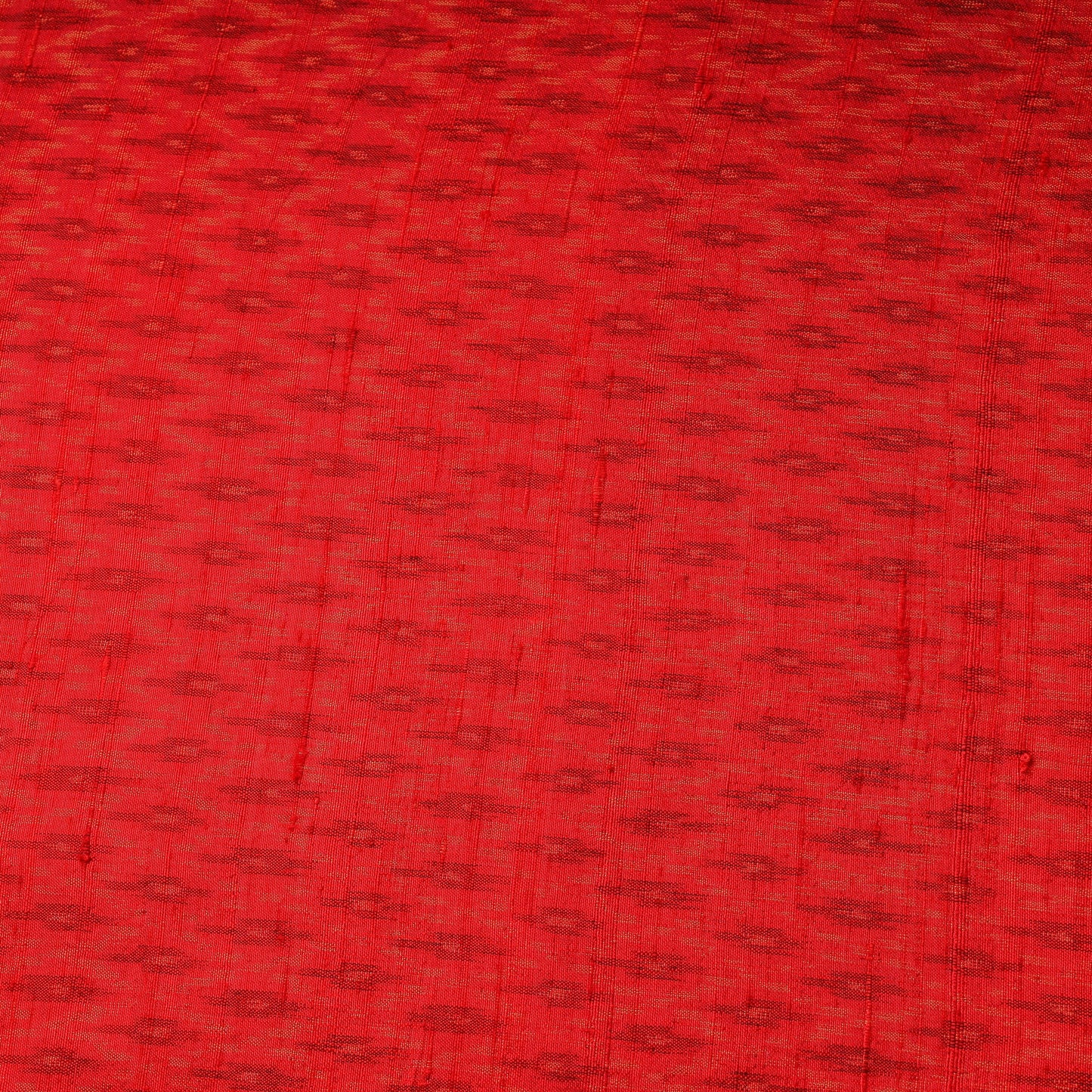 Handloom raw silk pochampally ikat fabric 02 - handcrafted