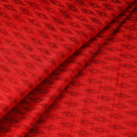 Handloom raw silk pochampally ikat fabric 02 - handcrafted