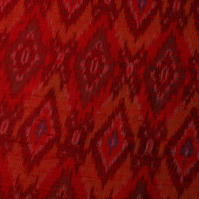 Handloom raw silk pochampally ikat fabric 06 - handcrafted