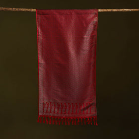 Handloom semi silk jacquard weave banarasi stole
