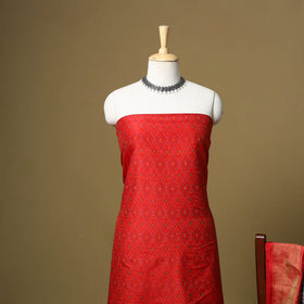 Handloom sico pochampally ikat 2pc unstitched dress