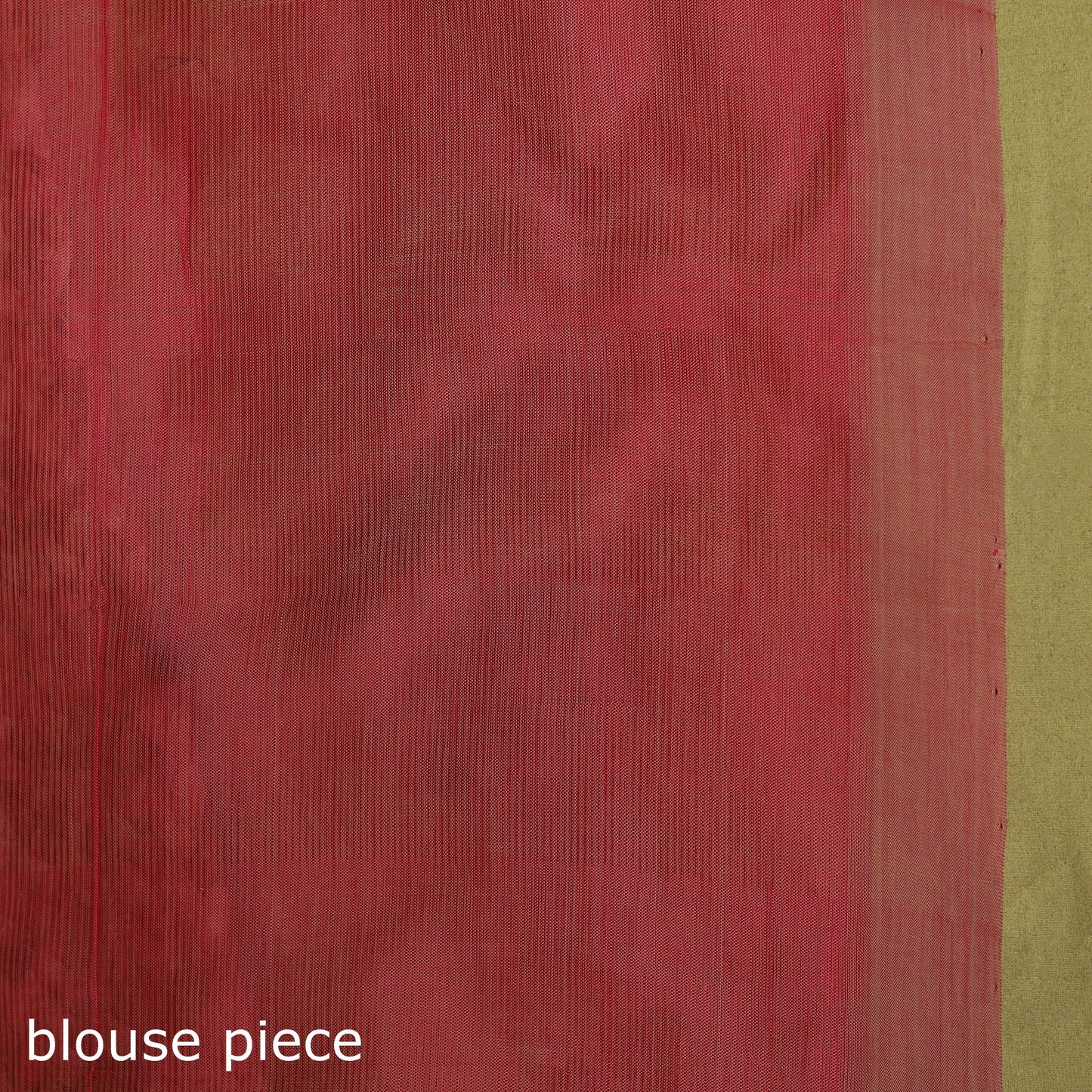 Red - handloom silk cotton mangalagiri pattu saree 02