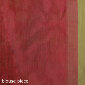 Red - handloom silk cotton mangalagiri pattu saree 02