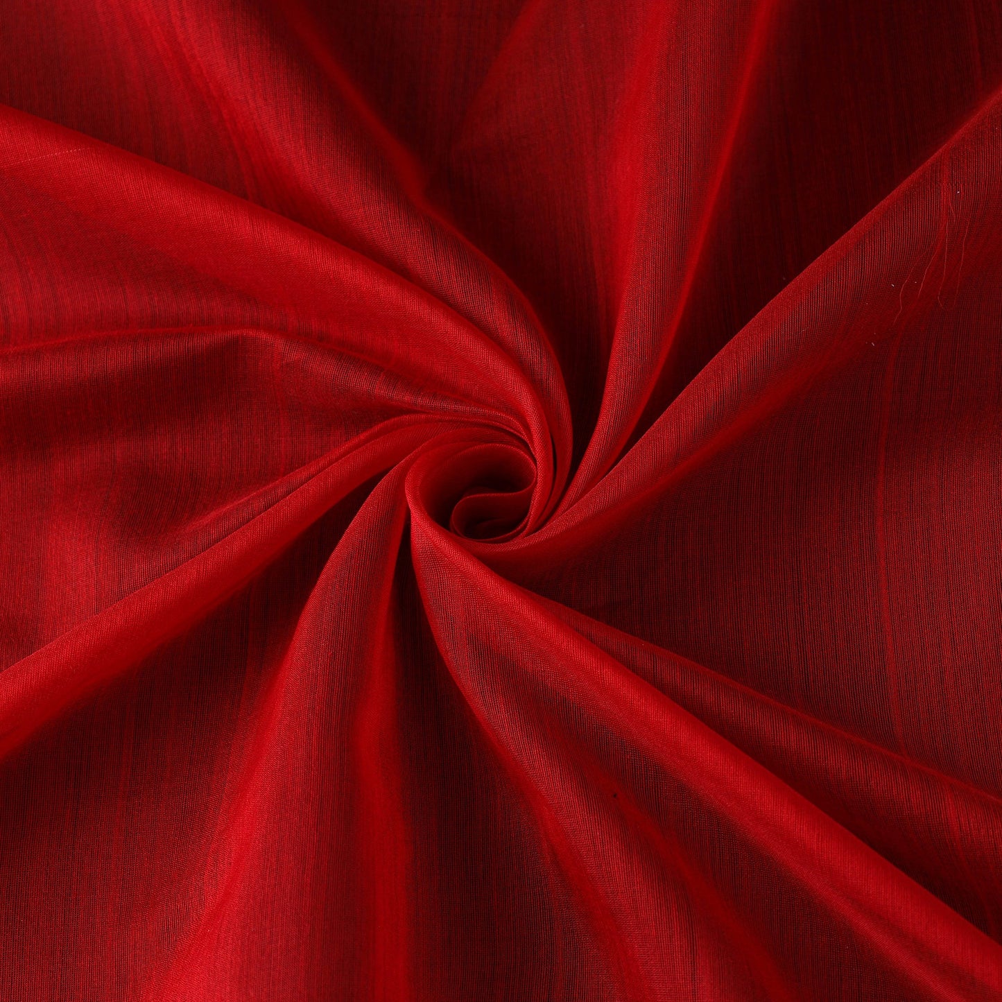 Red - handloom silk cotton plain chanderi fabric 03