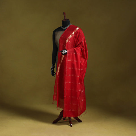 Handloom silk cotton zari work maheshwari dupatta 01