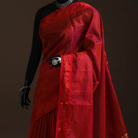 Handloom tissue zari chanderi silk saree 10 - handcrafted