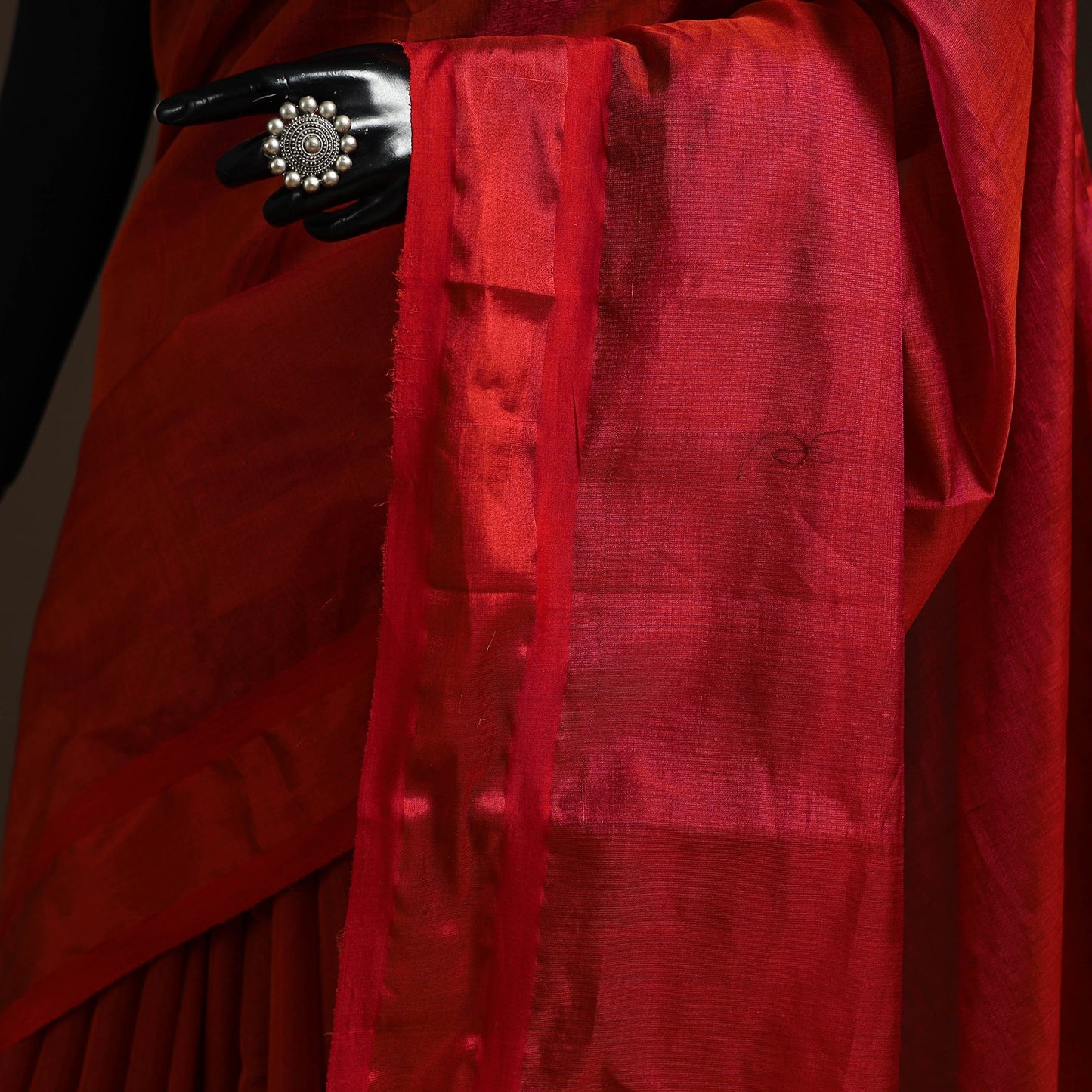 Handloom tissue zari chanderi silk saree 10 - handcrafted