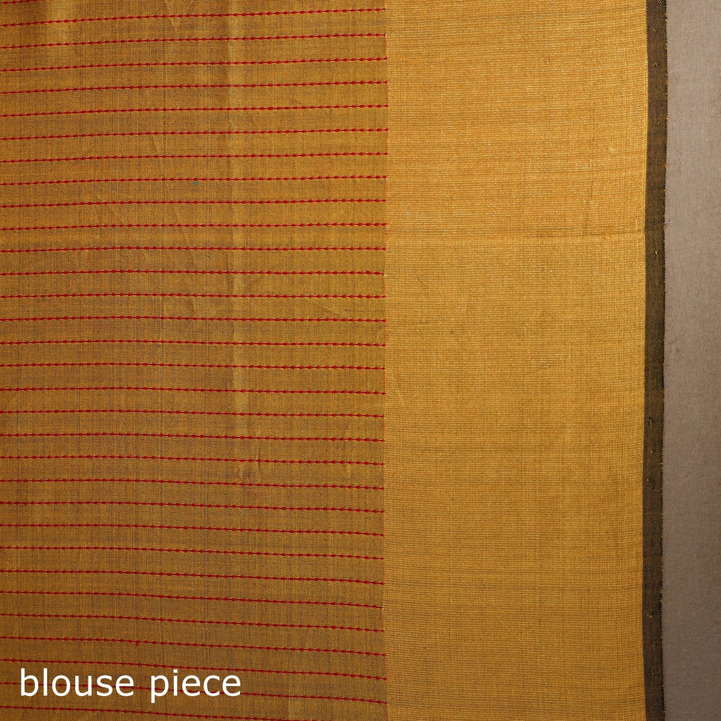 Red - handloom tussar silk zari border bhagalpuri saree 14