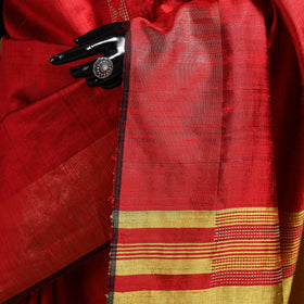 Handloom tussar silk zari border bhagalpuri saree 15