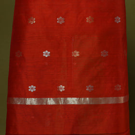 Handloom zari buti chanderi silk 2pc unstitched dress