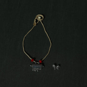 Handloom zari buti chanderi silk 2pc unstitched dress