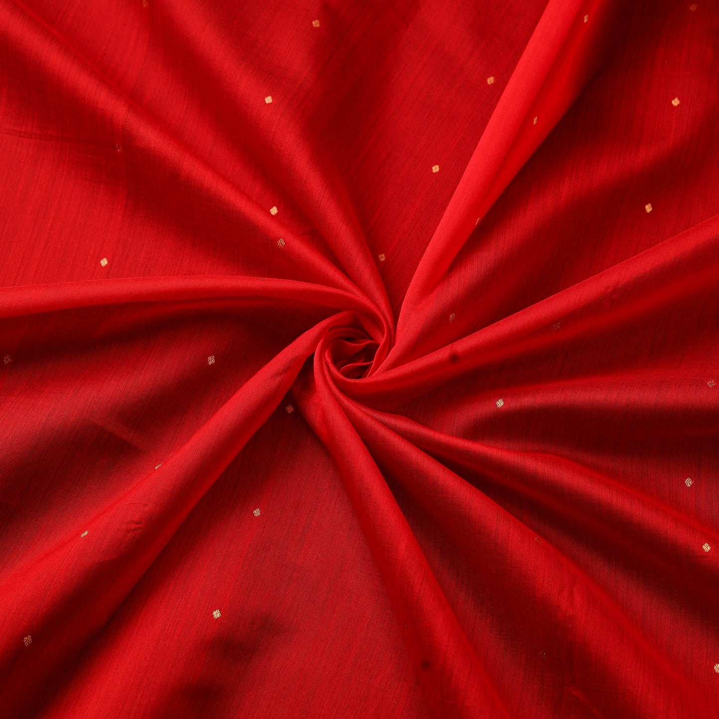 Handloom zari buti chanderi silk fabric 14 - handcrafted