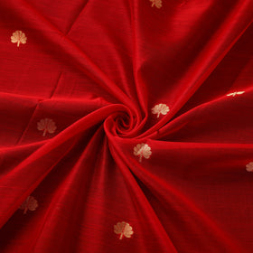 Handloom zari buti chanderi silk fabric 32 - handcrafted