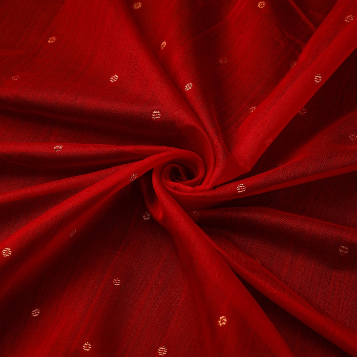 Handloom zari buti chanderi silk fabric 40 - handcrafted