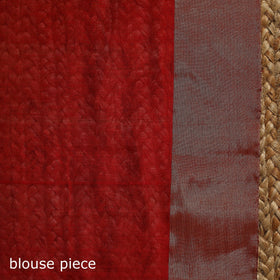 Handloom zari work chanderi silk saree 01 - handcrafted