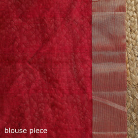 Handloom zari work chanderi silk saree 14 - handcrafted