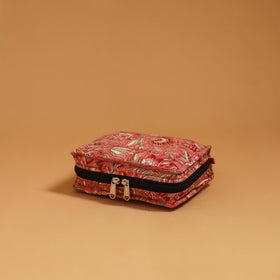 Handmade 4 pockets quilted jewellery bag 05 - handcrafted