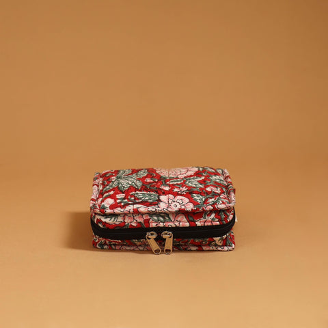 Handmade 4 pockets quilted jewellery bag 08 - handcrafted