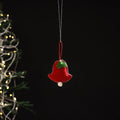 Handmade christmas ornament bell hanging 23 - handcrafted