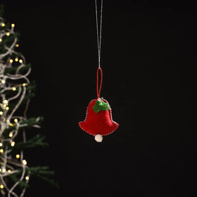Handmade christmas ornament bell hanging 23 - handcrafted