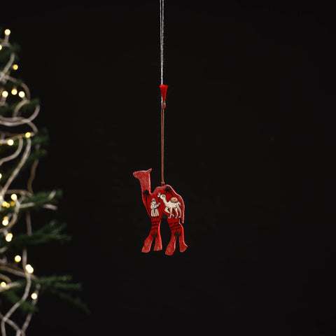 Handmade christmas ornament bird hanging 15 - handcrafted