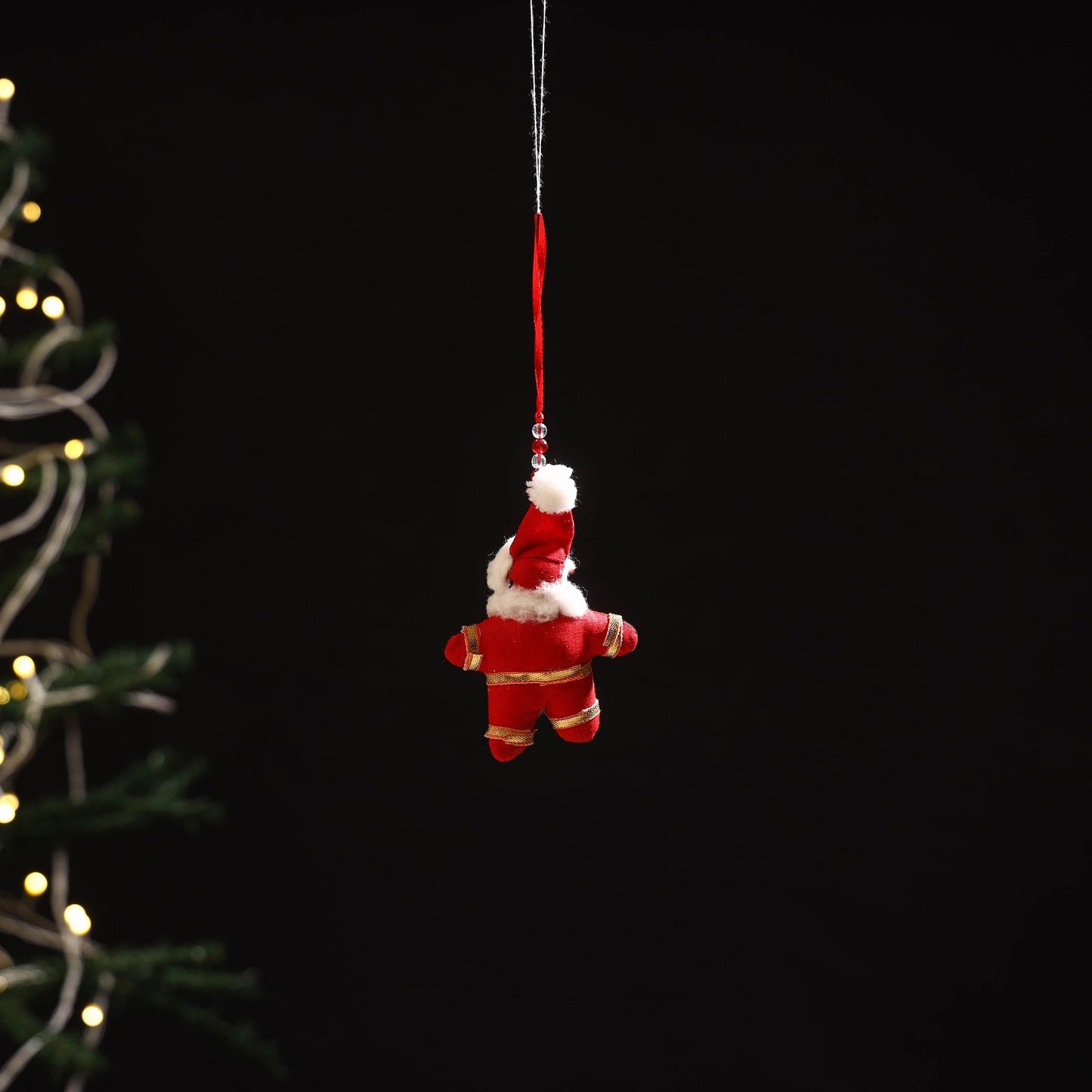 Handmade christmas ornament santa hanging 21 - handcrafted