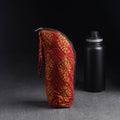 Red Handmade Cotton 1L Water Bottle Cover
