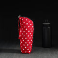  Red Handmade Cotton 1L Water Bottle Cover