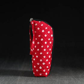  Red Handmade Cotton 1L Water Bottle Cover