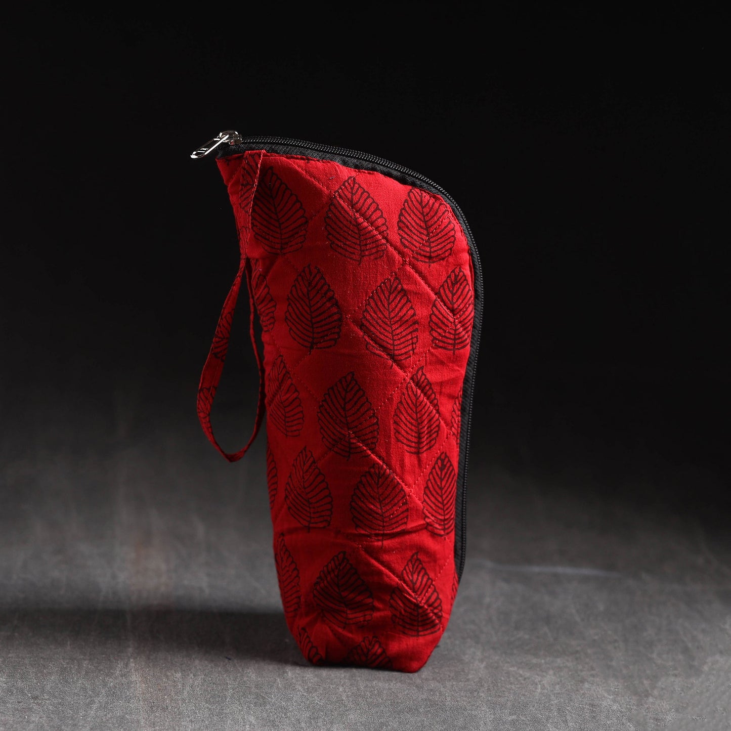  Red Handmade Cotton 1L Water Bottle Cover
