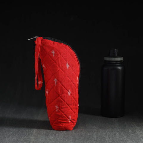  Red Multicolor Handmade Cotton 1L Water Bottle Cover