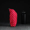 Red Handmade Cotton 1L Water Bottle Cover