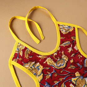 Buy Red Handmade Cotton Baby Bib