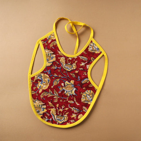 Buy Red Handmade Cotton Baby Bib
