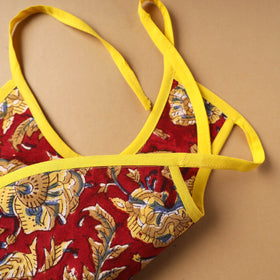 Buy Red Handmade Cotton Baby Bib