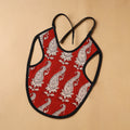 Red Handmade Cotton Baby Bib