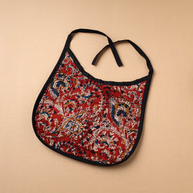Red Handmade Cotton Baby Bib