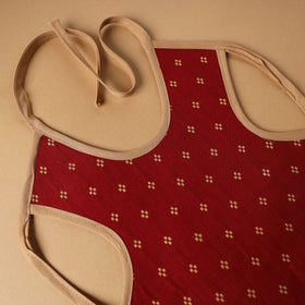 Buy Red Handmade Cotton Baby Bib