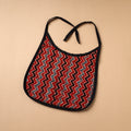 Red Handmade Cotton Baby Bib