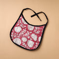 Red Handmade Cotton Baby Bib
