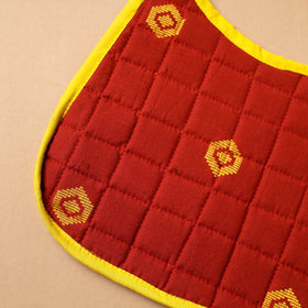 Red Handmade Cotton Baby Bib