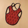 Red Handmade Cotton Baby Bib