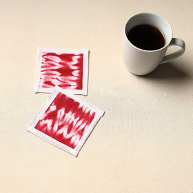 Blue Handmade Cotton Coasters (Set of 2)